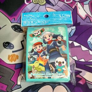 ポケモンカードゲーム デッキシールド スリーブ テル&ショウ 新品未開封