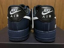 19年製 NIKE AIR FORCE 1 GTX GORE-TEX ナイキ エアフォース ゴアテックス 防水 防風 AF1【CK2630-400】NAVY ネイビー レザー 黒 US12_画像3