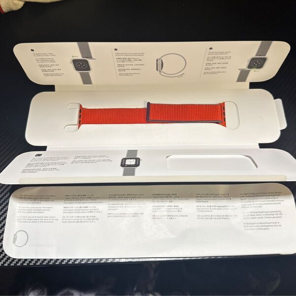 Apple Watch (45mm) ケース用 (PRODUCT) REDスポーツバンド