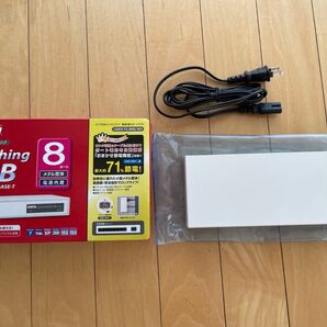 BUFFALO スイッチングハブ LSW-TX-8NS/WH