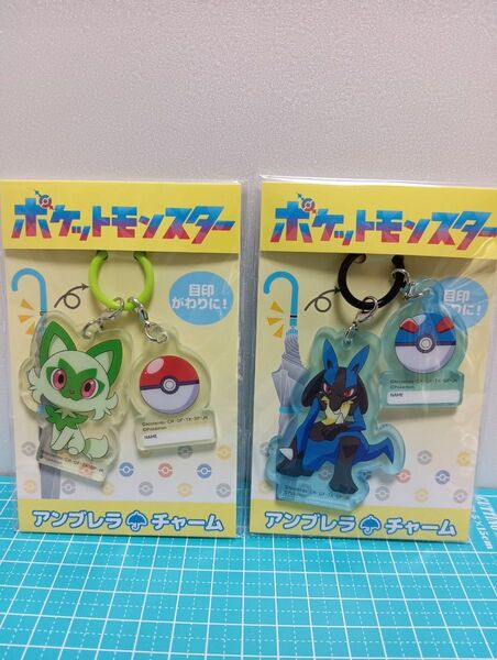 ※写真確認下さい(NOK)☆アンブレラチャーム☆ポケットモンスター☆2個まとめて