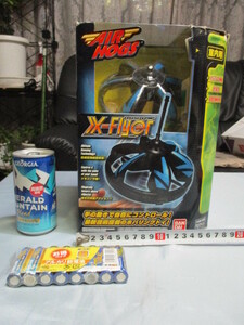 * Bandai *AIR HOGS*X-FLYER* X Flyer * for interior * single 3 battery 8ps.@ attaching * regular price 7000 jpy and more * Vintage * miscellaneous goods * rare 
