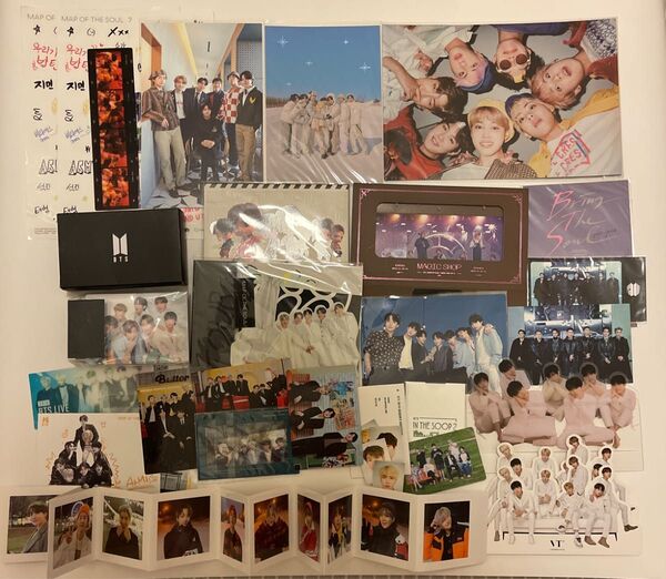 BTS 防弾少年団 BT21 TinyTAN フォトカード フォトスタンド ポストカード ID フォト ステッカー等 まとめ売り