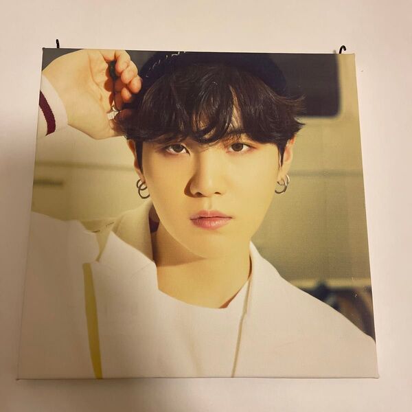 BTS/防弾少年団) SUGA シュガ ユンギ フォトキャンバス オレンジ 「CD BTS. THE BEST」