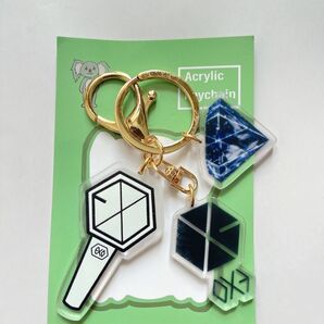 EXO エクソ ミニペンライト アクリルキーホルダー キーリング