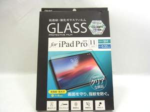 ナカバヤシ Digio2 GLASS ガラスフィルム 防指紋 強化ガラス for iPad Pro 2018 11inch 未使用品 ■
