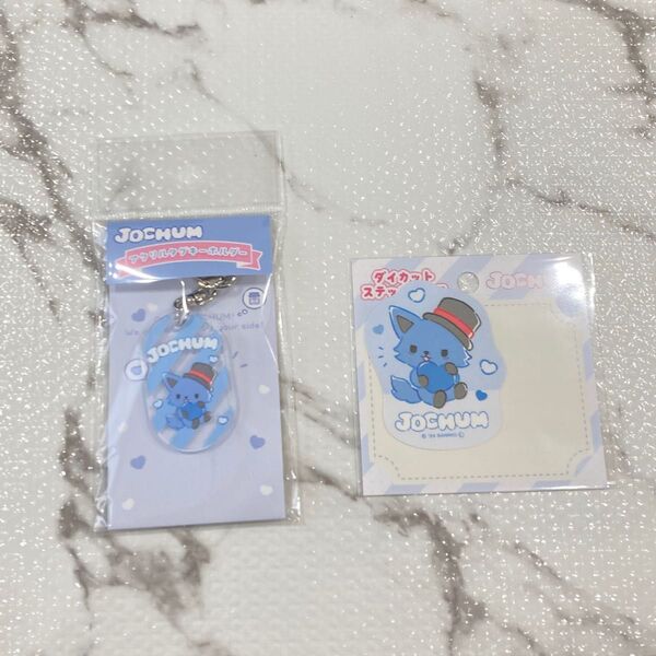 ジェオチャム アクリルタグキーホルダー ダイカットステッカーミニ レイン