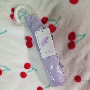 【新品】アフタヌーンティー 花柄パイピング 折りたたみ雨傘