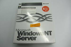 送料無料＃1209 未使用・レア Microsoft Windows NT Server ５クライアントアクセスライセンス付き winnt サーバー