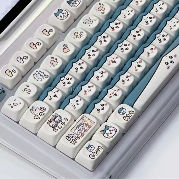 激レア!ちいかわ★ハチワレパソコンキーボードキャップ★新品未使用