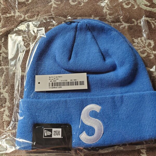 FW WEEK19 Supreme New Era S Logo Beanie "blue"シュプリーム
