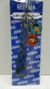 GEORGIA George a leather strap for mobile phone Downtown . rice field Matsumoto new goods 