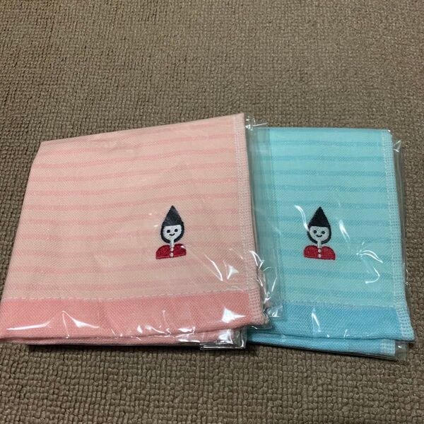 オランダちゃんハンカチ2枚セット/新品未使用(山形お土産)