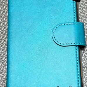 ★おすすめ★ iPhone13 スマホケース BlueGreenマグネット式 カード収納