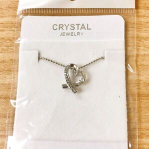 新品未開封 ハート クリスタルジュエリー ネックレス