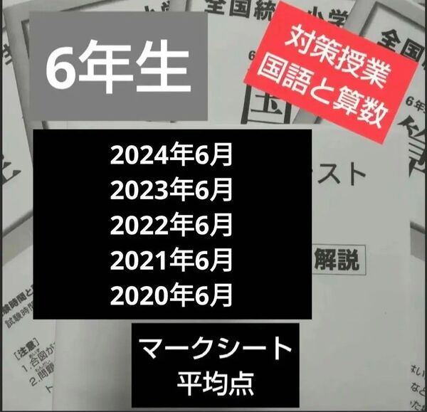 全国統一小学生テスト6年生5期分