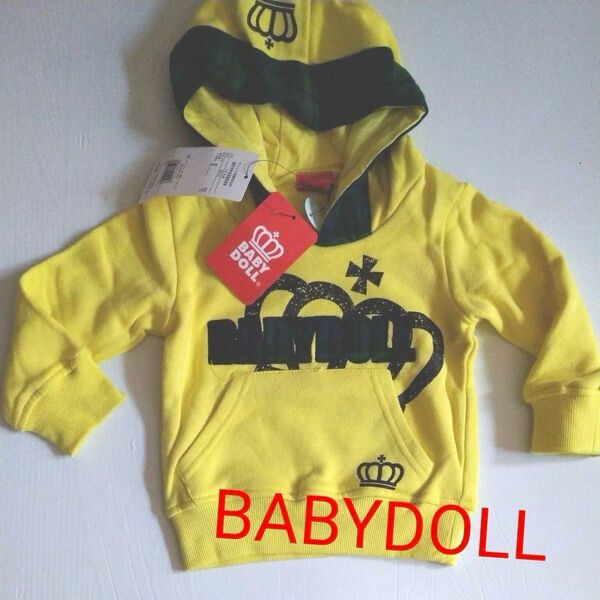 【新品】タグ付 こども服BABYDOLL ベビードール パーカー トレーナー パーカー