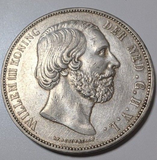 1874 銀貨 コイン 古銭 硬貨 オランダ
