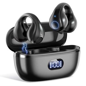 2023年大歓迎モデルイヤーカフ型 イヤホン 空気伝導イヤホン