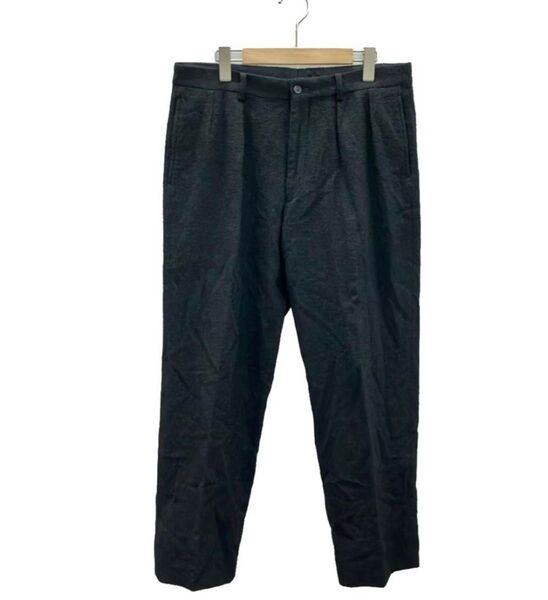 イッセイミヤケ ウールアクリル混スラックスパンツ WHITE LABEL