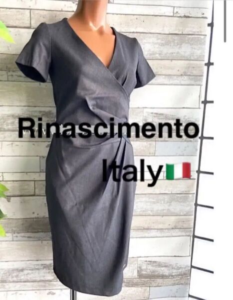 新品タグ付き イタリア製リナシメント タイトワンピース Rinascimento