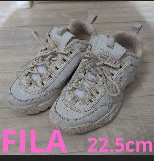 (22.5cm)FILA厚底スニーカー DISRUPTOR 2 PREMIUM