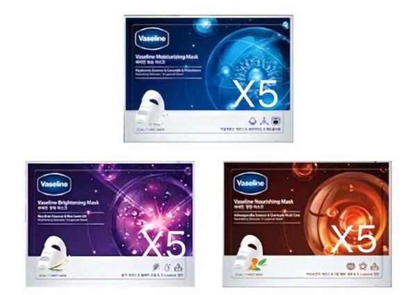 Vaseline ヴァセリン シートマスク 15枚