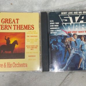 Geoff Love ジェフ・ラヴ CD2点 ウェスタン & SF