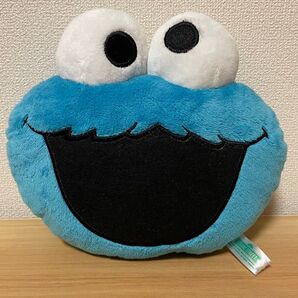セサミストリート クッキーモンスター ぬいぐるみクッション