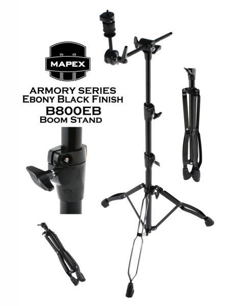 ◆◆半額以上の値引きです!Mapex B800EB Armory Boom Standオールブラック仕様 即決落札して頂けます。Ebony Black Finish