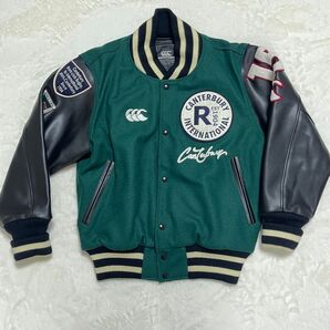 カンタベリー スタジャン 袖レザー フルデコ canterbury M