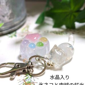 《水晶入り》氷ねことにくきぅ虹氷