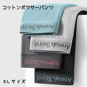 n【XLサイズ】ボクサーパンツ 抗菌 4枚セット 消臭 プレゼント 快適 ウエストゴム 柔らかい生地 メンズ 人気