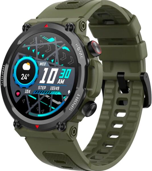 スマートウォッチ Bluetooth5.2 通話機能付き 軍用規格 1.39インチ画面 丸型