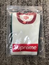 送料無料 M 白 Supreme Pique Crewneck white gucci color シュプリーム ピケ クルーネック セーター マルチカラー グッチカラー 新品 18aw_画像2