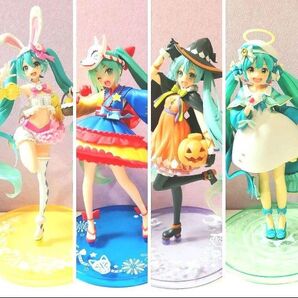 【激レア】初音ミク 2nd season フィギュア コンプリートセット 春 イースター 夏祭り 秋 ハロウィン 冬 雪
