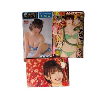 ヤングアニマル 2025年1月10日号 ローソン・HMV限定特典:えなこ クリアファイル BIGポスター.DVD.応募券付