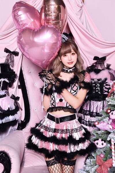 舞々悪魔×Malymoon ピンクサンタ 即日発送予定 値引き不可