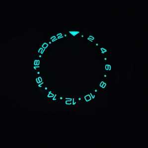 腕時計 修理交換用 社外部品 セラミック 発光 ベゼル インサート ブラック 黒 シート付属【対応】ロレックス GMTマスター 116710 Rolex