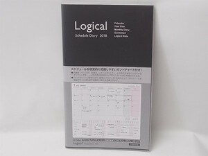 送料無料 即決 ナカバヤシ NS-SB501-18D ロジカルダイアリー 2018 カバータイプ B5 ブラック 管10668