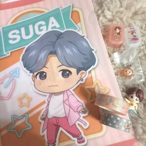 BTS ユンギ シュガ シューキー グッズおまとめ クリアファイル キーホルダー他