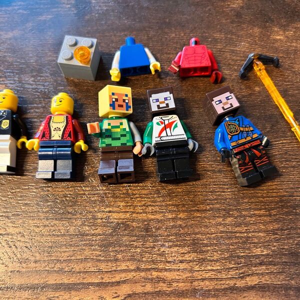 マイクラ系のLEGOミニフィグセット