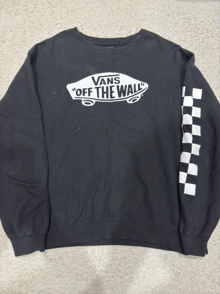 vans スウェット 黒L