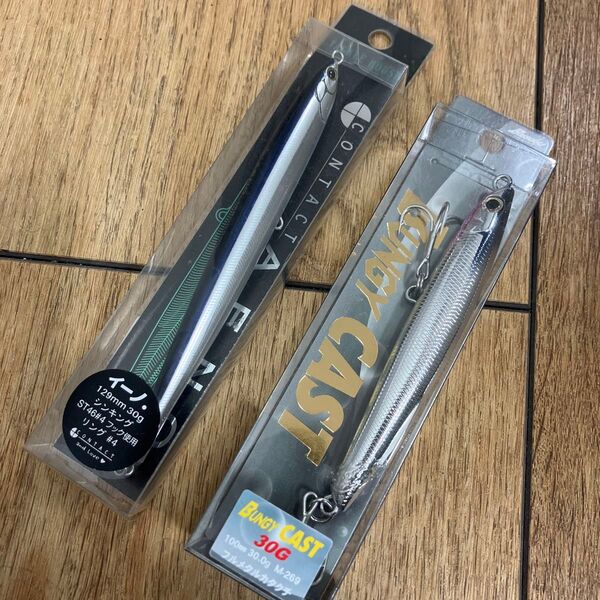 廃盤品 タックルハウス イーノ 30g サンマ バスデイ バンジーキャスト 30g フルメタルカタクチ 長期保管品 ジグミノー