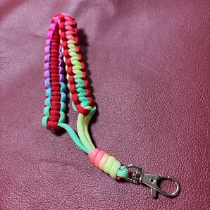 カラフルパラコードストラッ約20cm