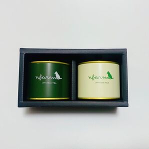 ギフトセット N farm 缶入 茶葉 50g×2種類 奈良県産 大和茶