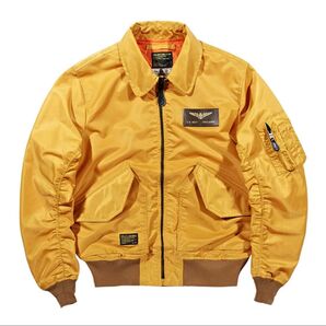 (CWU-45/P)MA-2フライトジャケット Karaku イエロー-M