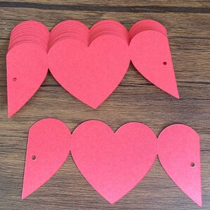 オープン式メッセージカード ダイカット ハート ハンドメイド