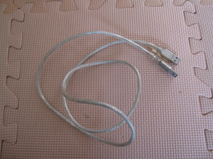 (中古)USBケーブル　113cm　Aオス　Bオス　パソコン　プリンター用