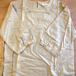綿麻ブラウス Mサイズ 七分丈 新品